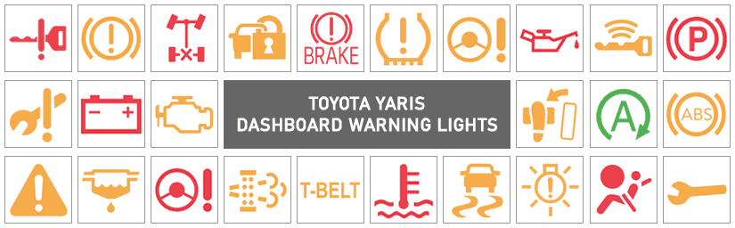 Yaris Dashboard Warning Lights - DASH-LIGHTS.COM