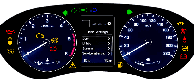 Hyundai I20 Dashboard Warning Lights - Dash-Lights.com