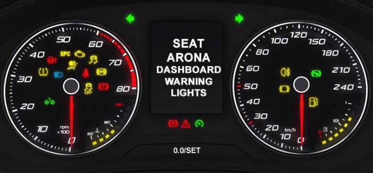 SEAT Arona Dashboard Warning Lights - DASH-LIGHTS.COM