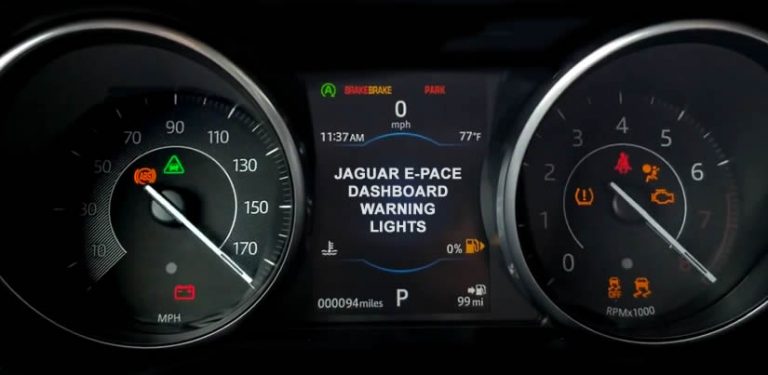 Jaguar E PACE Dashboard Warning Lights - DASH-LIGHTS.COM