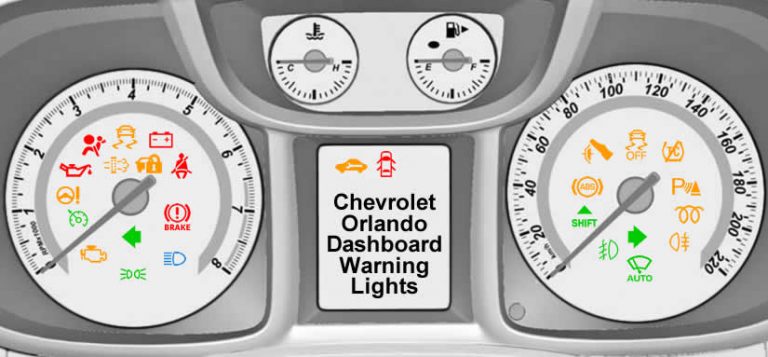 Chevrolet Dashboard Warning Lights