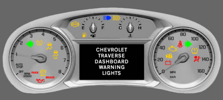 Chevrolet Traverse Dashboard Warning Lights - DASH-LIGHTS.COM